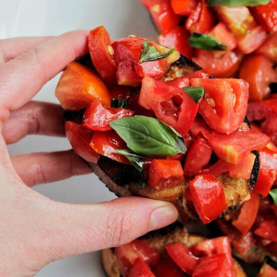 Classic Italian Bruschetta - Recipe photo by homebodyeats