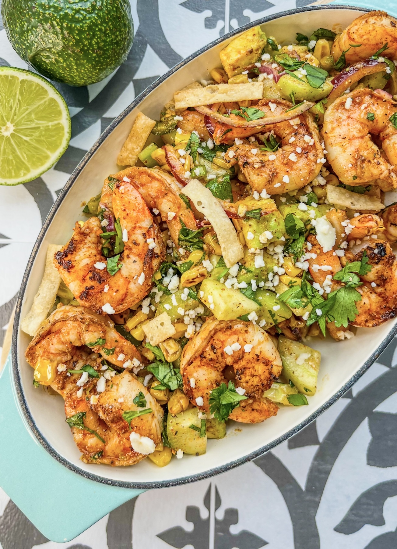 Avocado Shrimp Salad - Recipe photo by thewholesomespoonblog