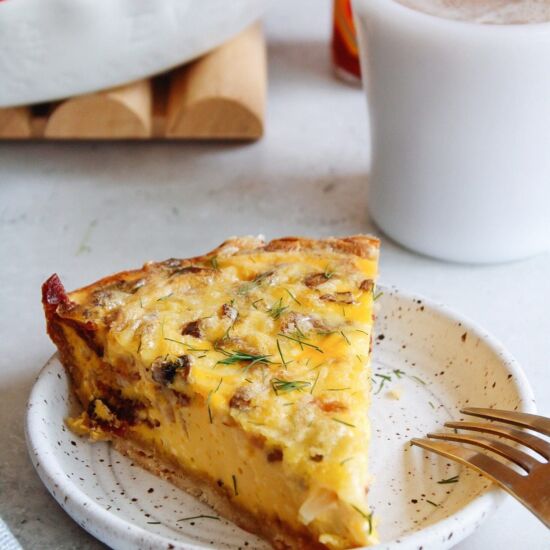 Bacon Mushroom Quiche - Recipe photo by thefigjar