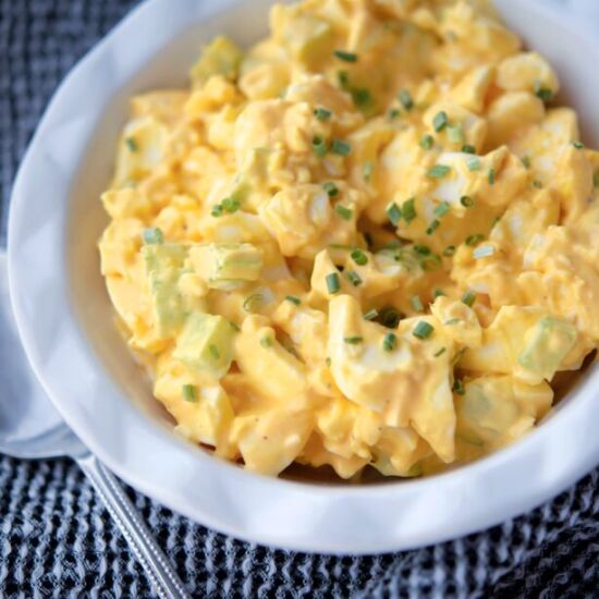 Buffalo Ranch Egg Salad - Recipe photo by Carries Experimental Kitchen