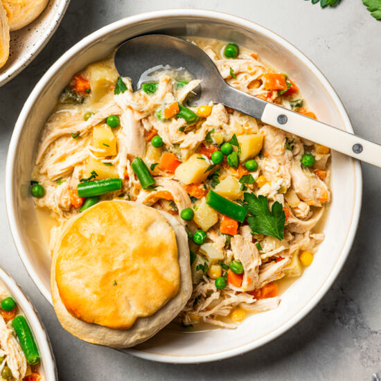 Slow Cooker Chicken Pot Pie - Recipe photo by diethood