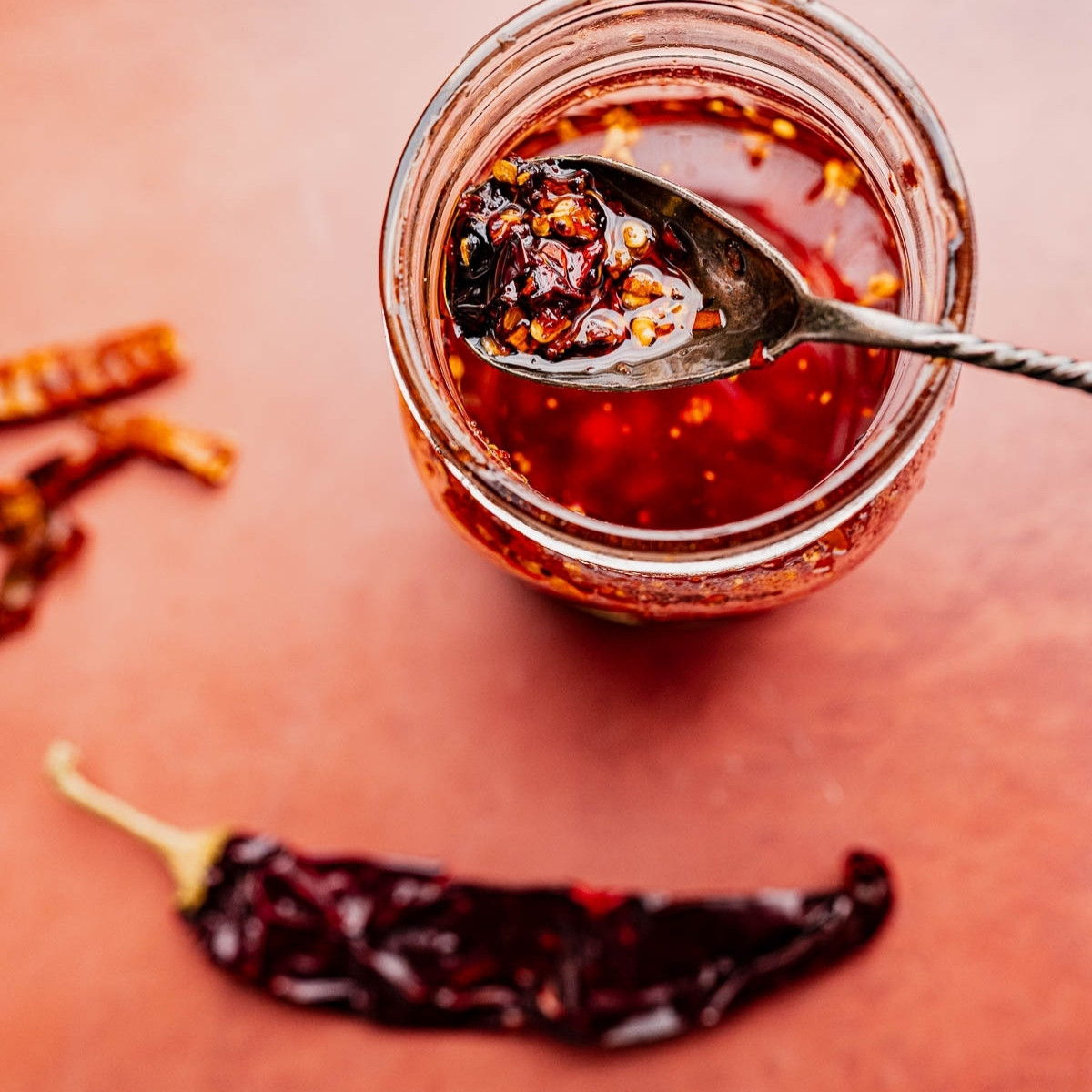 Flavor-Packed Homemade Chili Oil - Recipe photo by moon and spoon and yum.
