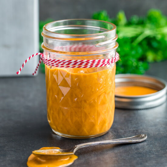 Chipotle Honey Mustard Sauce - Recipe photo by peasandcrayons