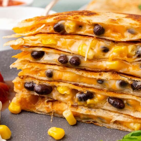 Black Bean Quesadillas - Recipe photo by The Diary of a Real Housewife