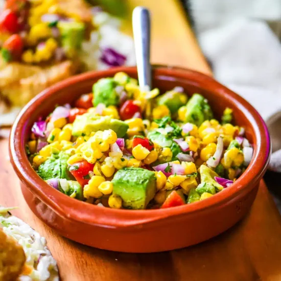Grilled Corn and Avocado Salsa - Recipe photo by dudethatcookz