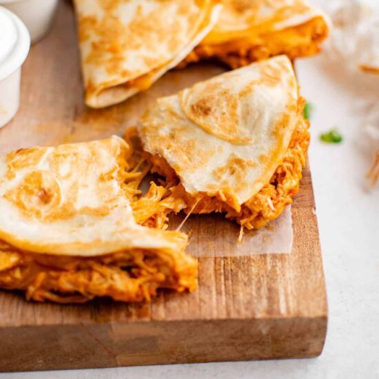 Crockpot Buffalo Chicken Tacos - Recipe photo by TheSaltyMarshmallow