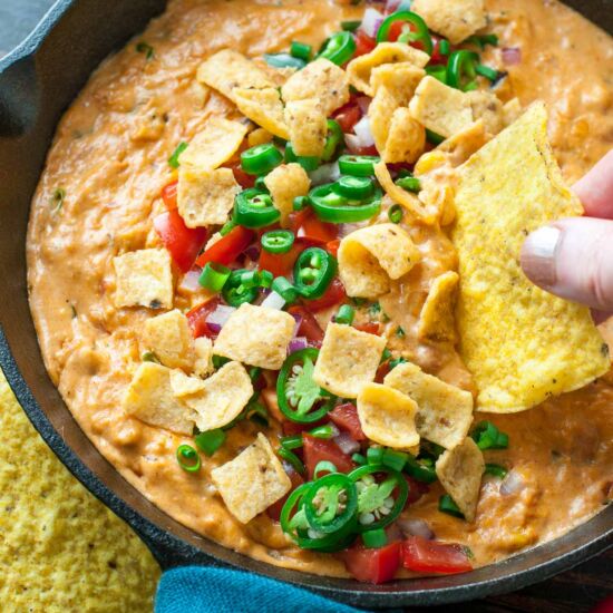 Chili Cheese Dip - Recipe photo by peasandcrayons