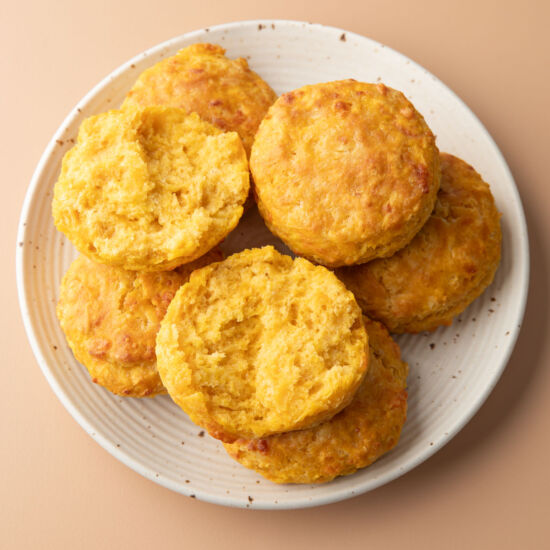 Cheesy Biscuits - Recipe photo by peasandcrayons