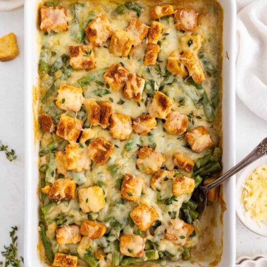 French Onion Green Bean Casserole - Recipe photo by livingchirpy