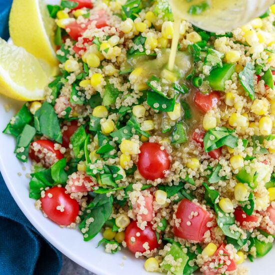 Vegan Quinoa Bowls - Recipe photo by peasandcrayons