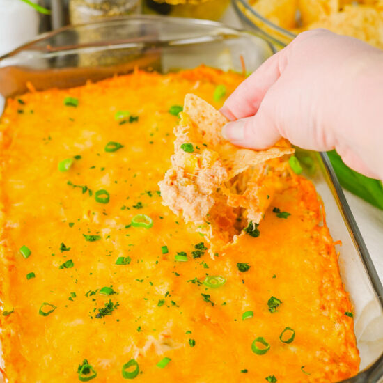 Cheesy Bean Dip - Recipe photo by BakingBeauty