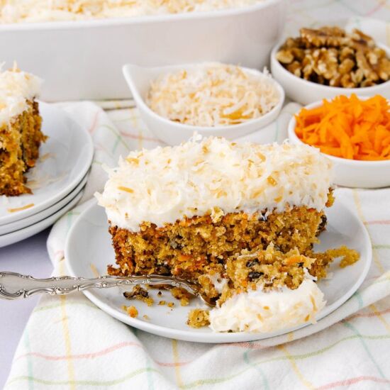 Coconut Carrot Cake - Recipe photo by Intentional Hospitality