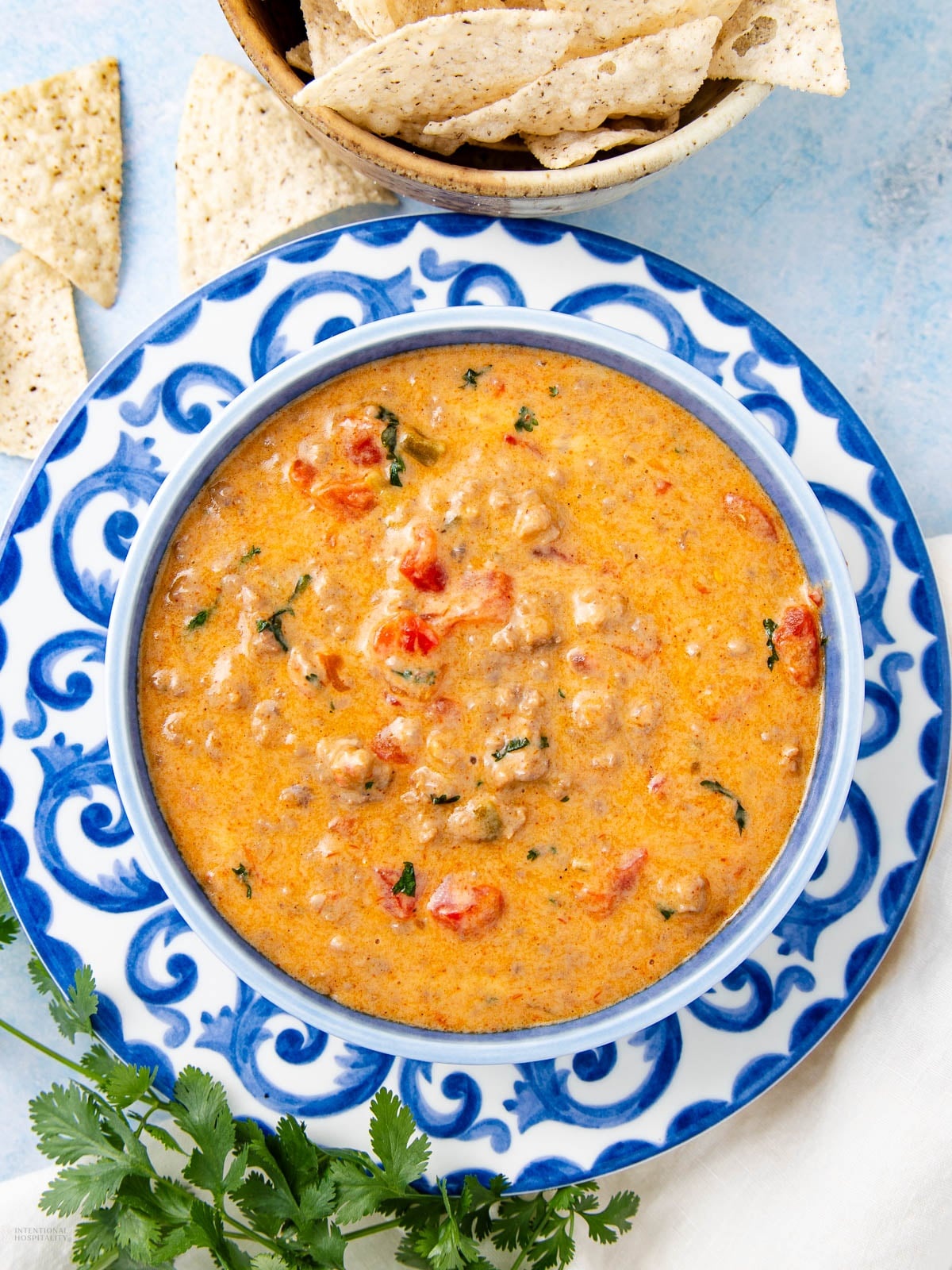 Party Dip with Hamburger - Recipe photo by Intentional Hospitality