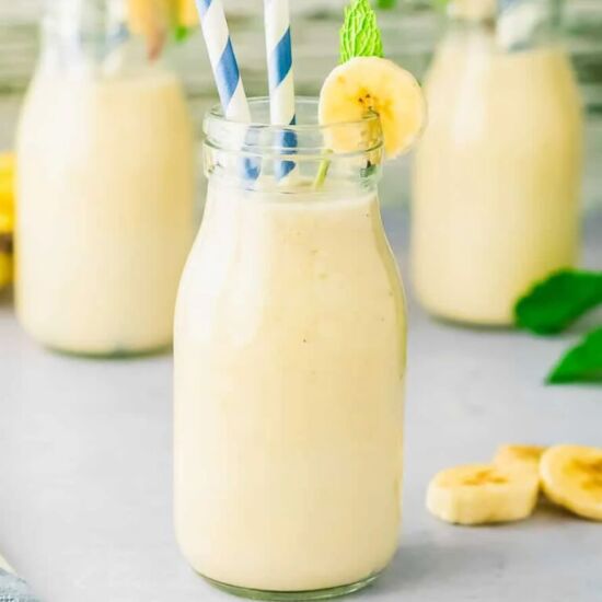 Korean Banana Milk - Recipe photo by Running to the Kitchen