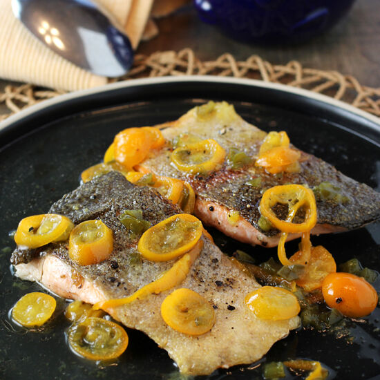 Kumquat & Chile Salmon - Recipe photo by Food Gal