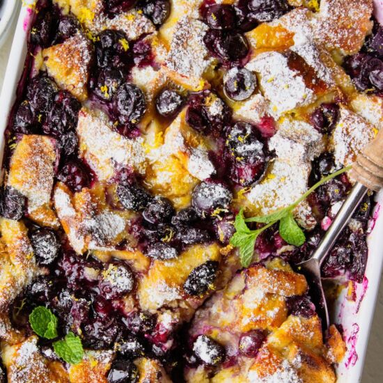 Lemon Blueberry French Toast - Recipe photo by Garden in the kitchen