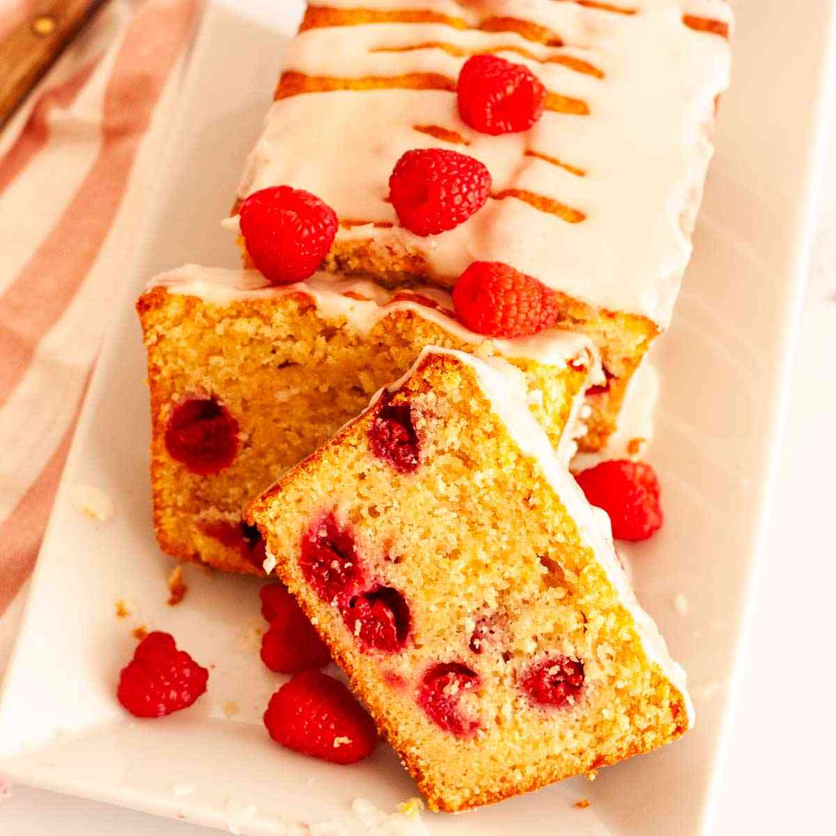 Easy Lemon Raspberry Loaf Cake - Recipe photo by Pastry Wishes