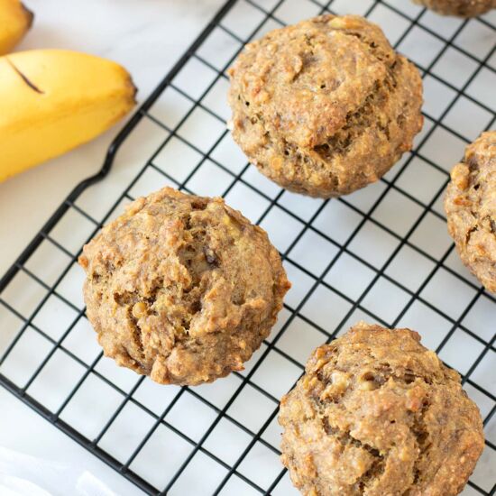 Vegan Lentil Banana Muffins - Recipe photo by Marinela