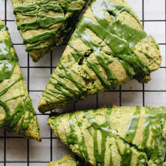 Matcha Sconess - Recipe photo by thefigjar