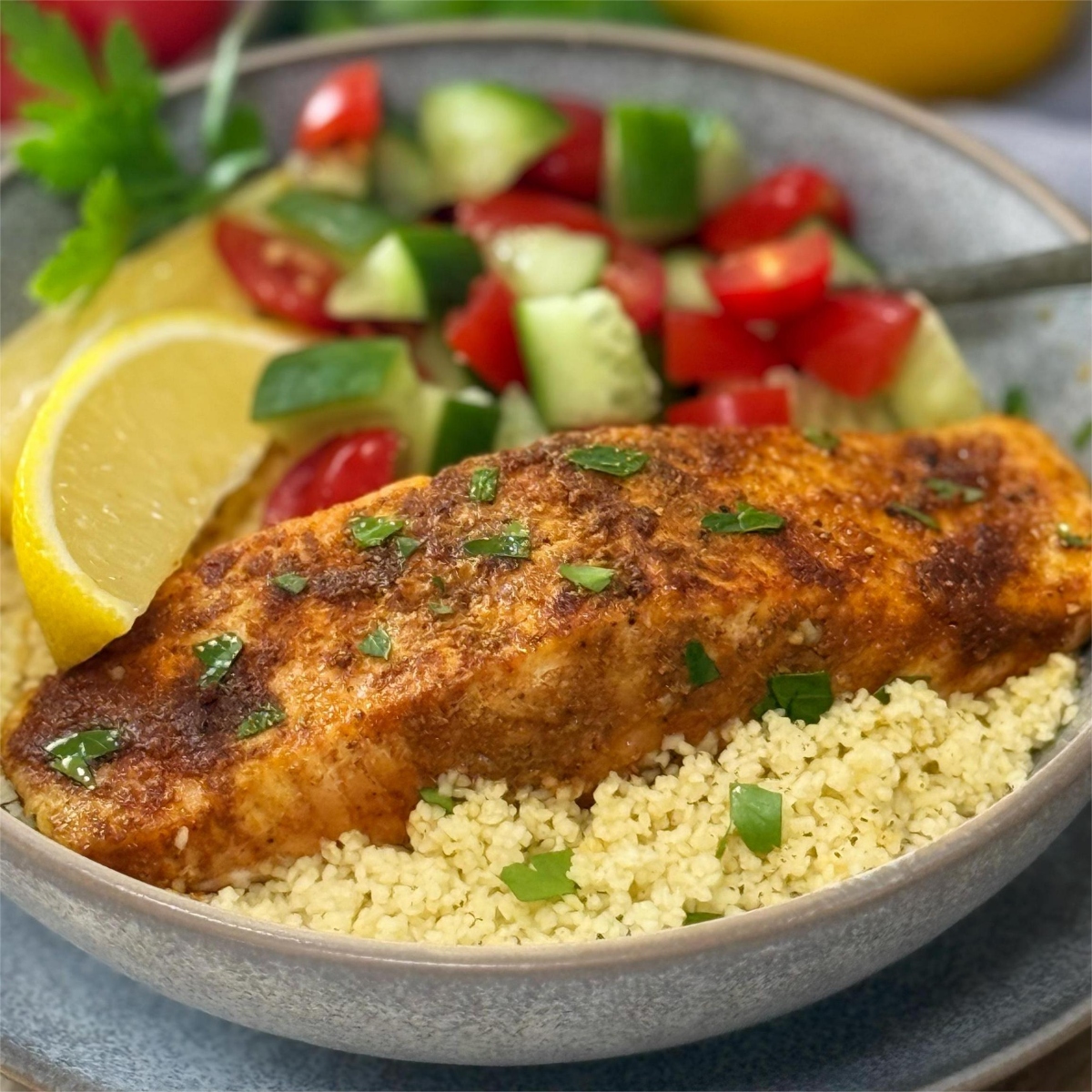 Moroccan Salmon Fillets - Recipe photo by chef not required