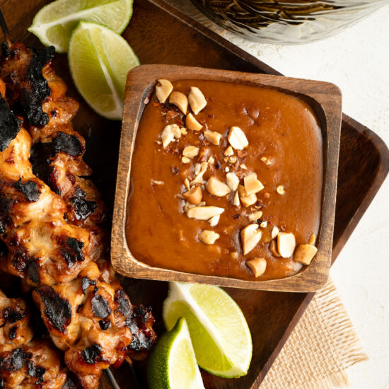 Peanut Sauce with Coconut Milk - Recipe photo by TheDeliciousSpoon