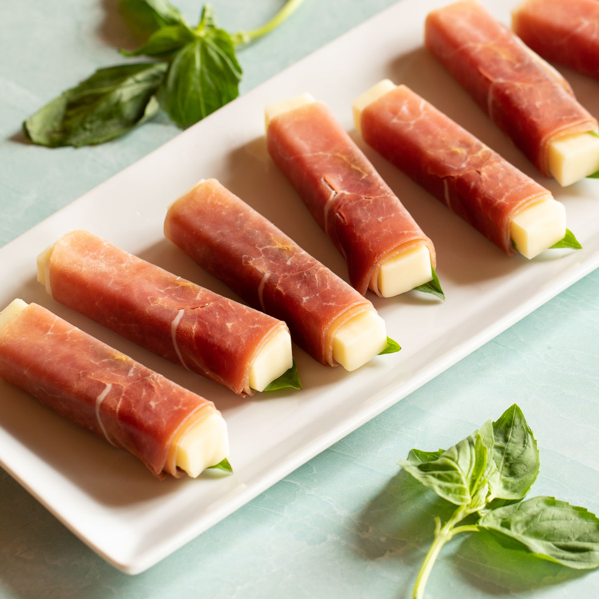 Prosciutto Wrapped Mozzarella - Recipe photo by seasonedkitchen