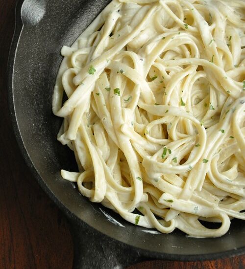 Quick and Easy Alfredo Sauce - Recipe photo by peasandcrayons