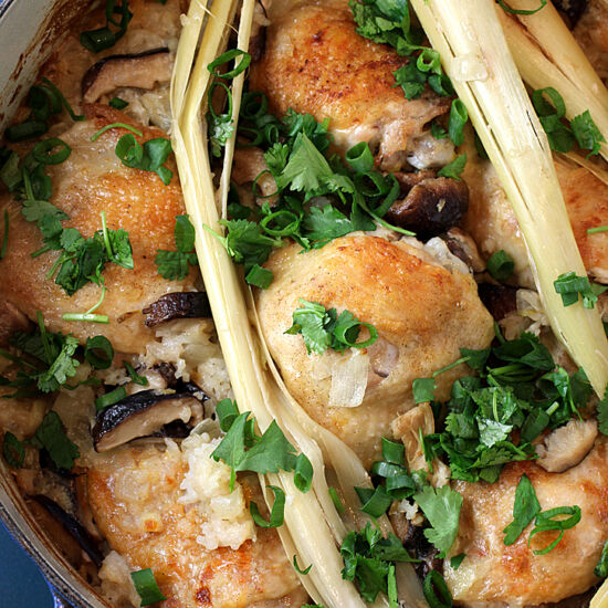 Lemongrass Roast Chicken and Rice - Recipe photo by Food Gal