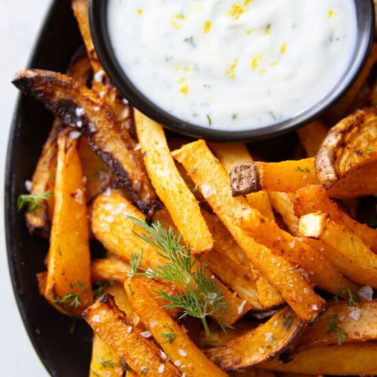 Air Fryer Root Vegetable Fries - Recipe photo by Garden in the kitchen
