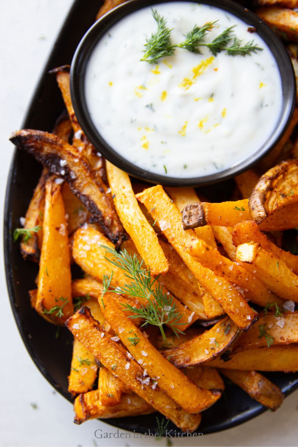 Air Fryer Root Vegetable Fries - Recipe photo by Garden in the kitchen