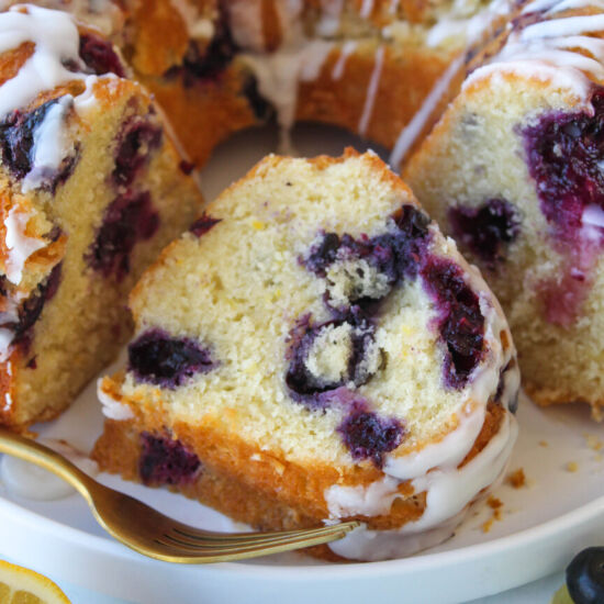 Lemon Blueberry Bundt Cake - Recipe photo by bakingyouhappier