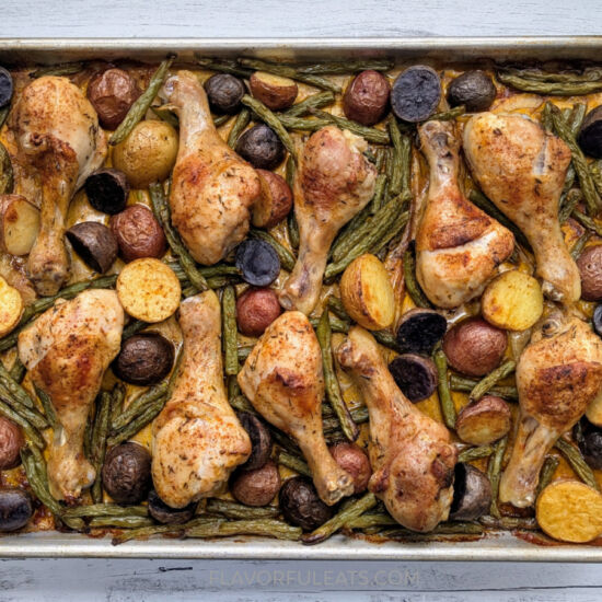 Sheet Pan Chicken & Vegetables - Recipe photo by Flavorful Eats