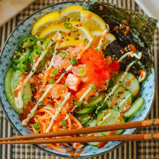 10-Minute Homemade Sushi Bowl - Recipe photo by theseasidecalls