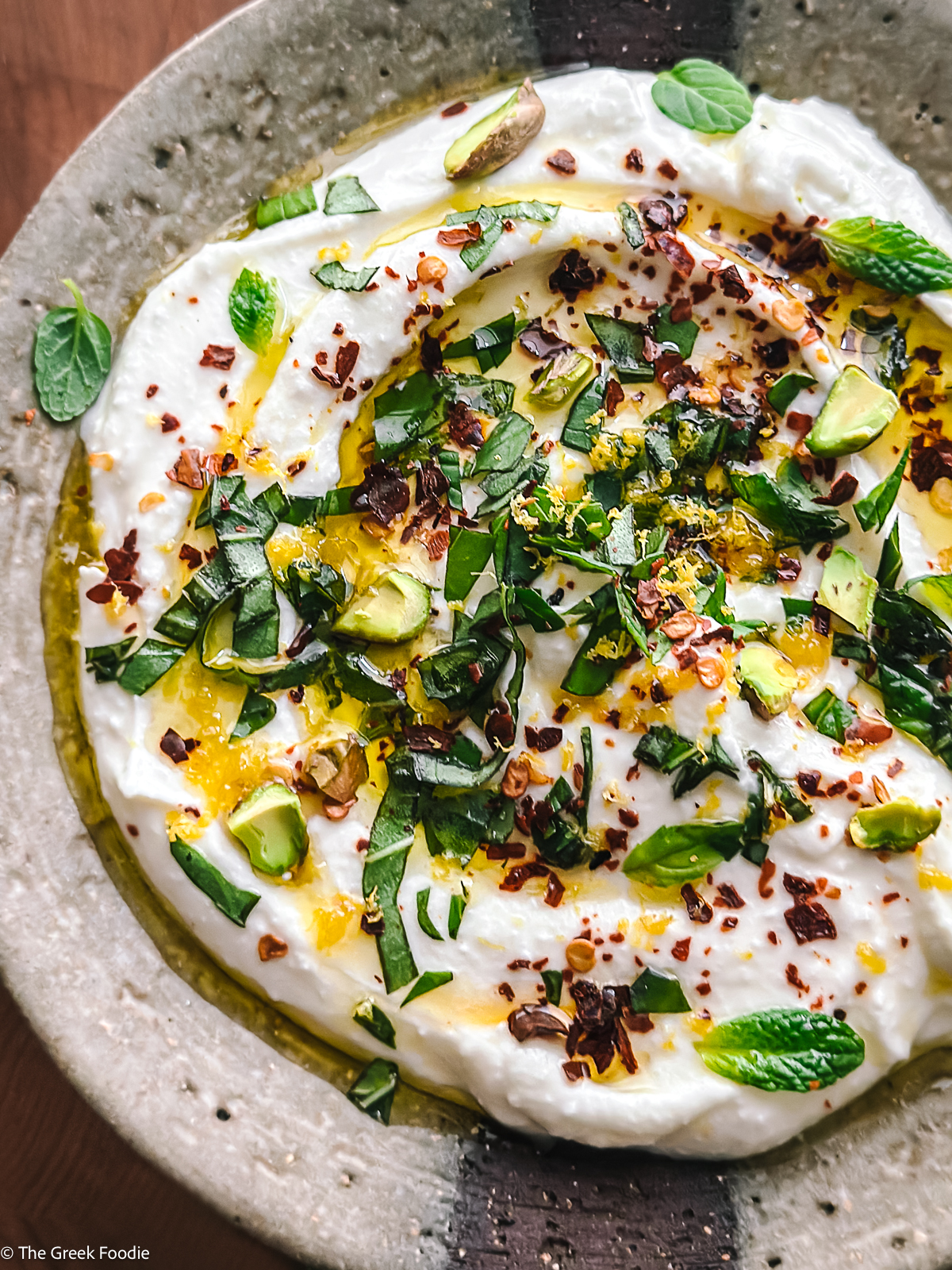 Greek Yogurt Feta Dip - Recipe photo by The Greek Foodie
