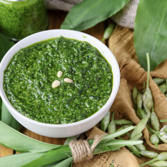 Wild Garlic Pesto - Recipe photo by Food Nutters