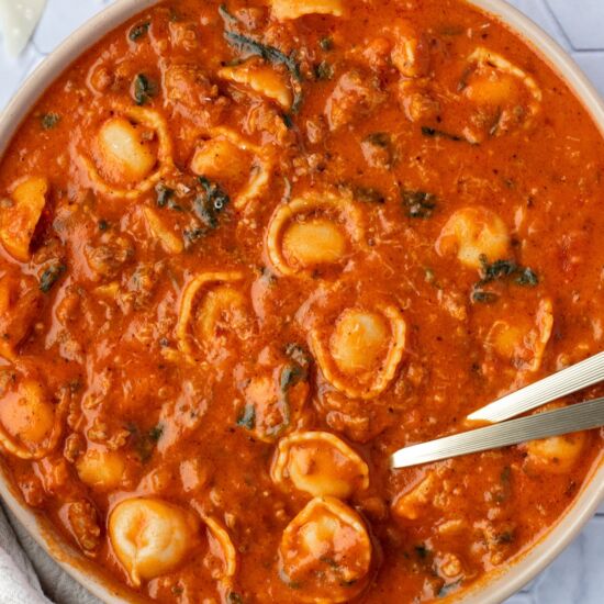 Sausage and Tortellini Soup - Recipe photo by dashfordinner