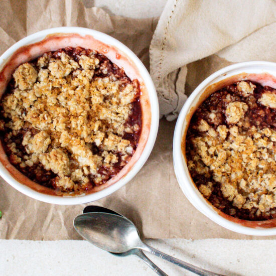 Knotweed and Strawberry Crisp - Recipe photo by TheSiftedField2