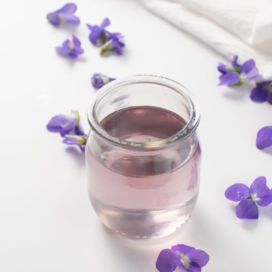 Violet Simple Syrup - Recipe photo by TheSiftedField2