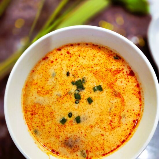 Tom Kha (Lemongrass Coconut Soup) - Recipe photo by Imperfectly Wabi Sabi