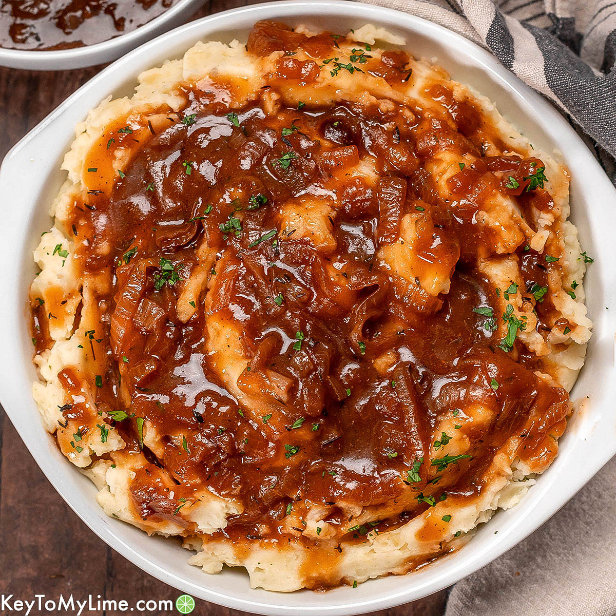 Onion Gravy Recipe - Recipe photo by KeyToMyLime