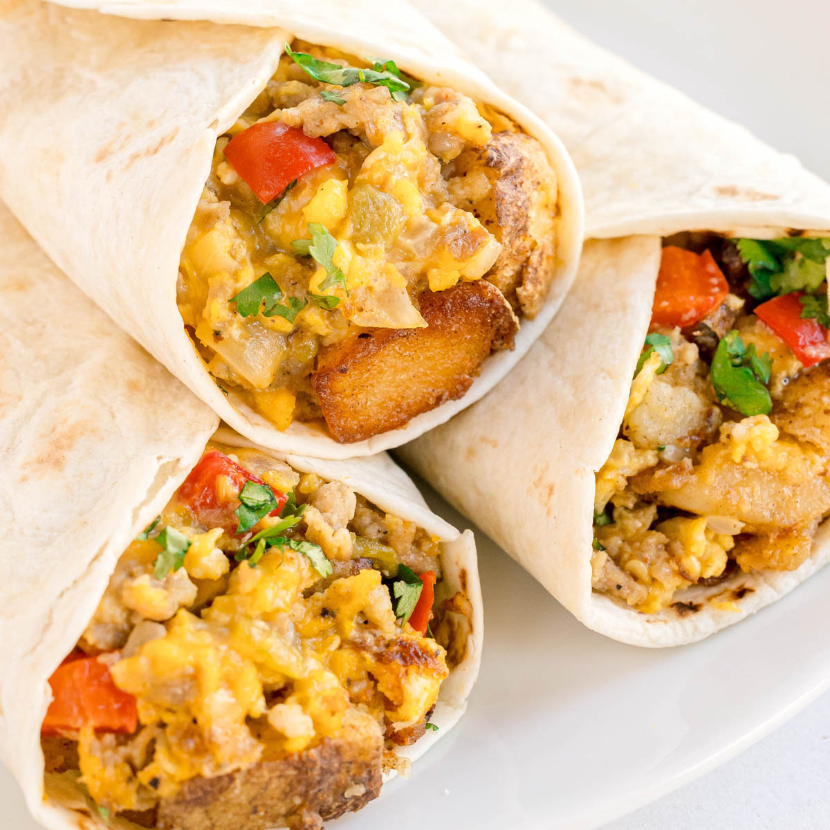 Breakfast Burritos - Recipe photo by KyleeCooks