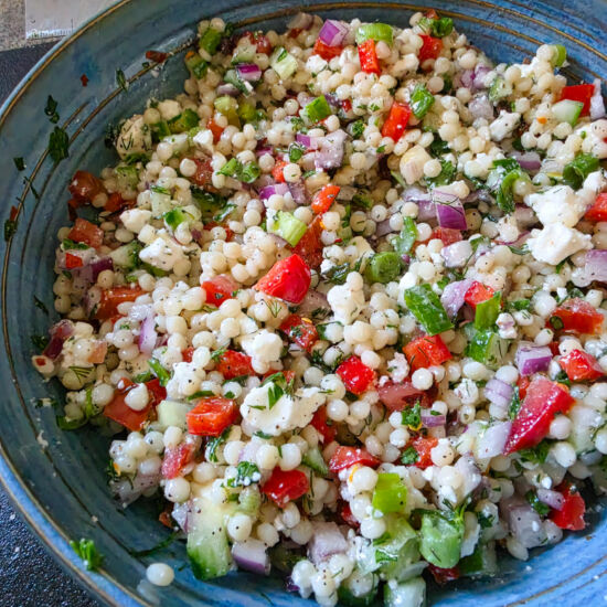 Mediterranean Couscous Salad - Recipe photo by the_happy_veg