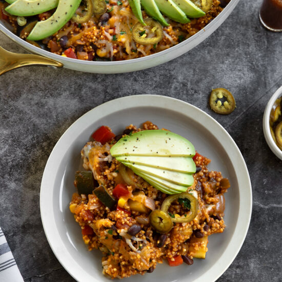 Enchilada Millet Skillet - Recipe photo by BitterSweet