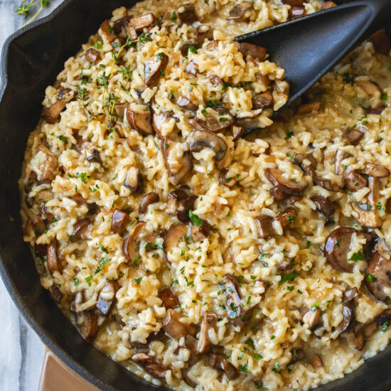 Mushroom Risotto - Recipe photo by TheCozyCook