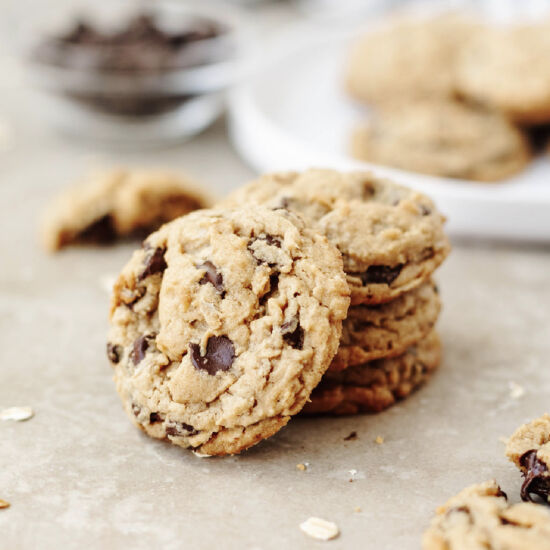 PB Oatmeal Chocolate Chip Cookies - Recipe photo by The Cookin Chicks