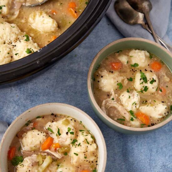 Slow Cooker Chicken and Dumplings - Recipe photo by Barbara Curry