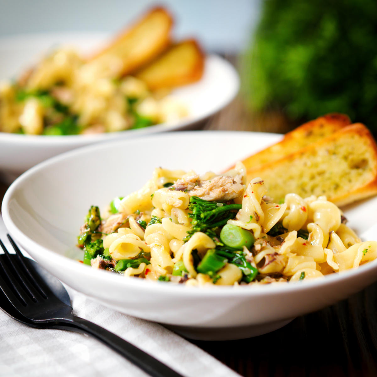 Tinned Mackerel and Broccoli Pasta - Recipe photo by Brian Jones