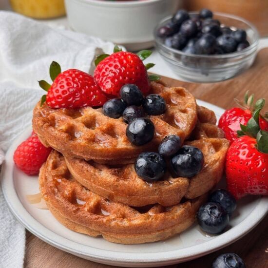 Vegan Protein Waffles - Recipe photo by serenetrail