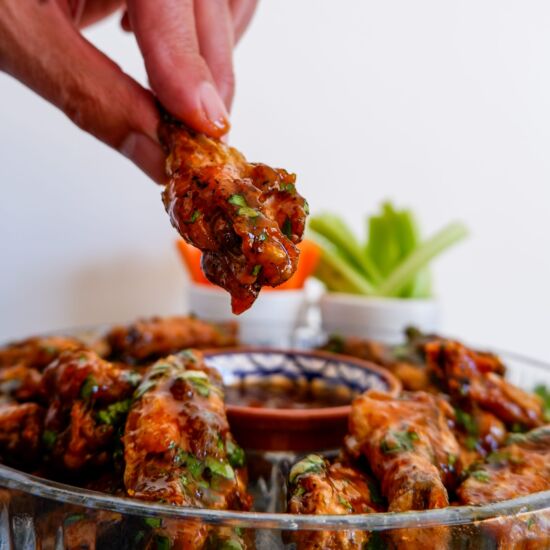 Baked Chicken Orange Saffron Wings - Recipe photo by simplysophisticatedcooking
