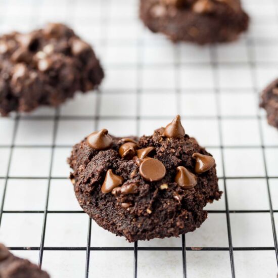 Fudgy Banana Chocolate Cookies - Recipe photo by The Sprinkled Cakery
